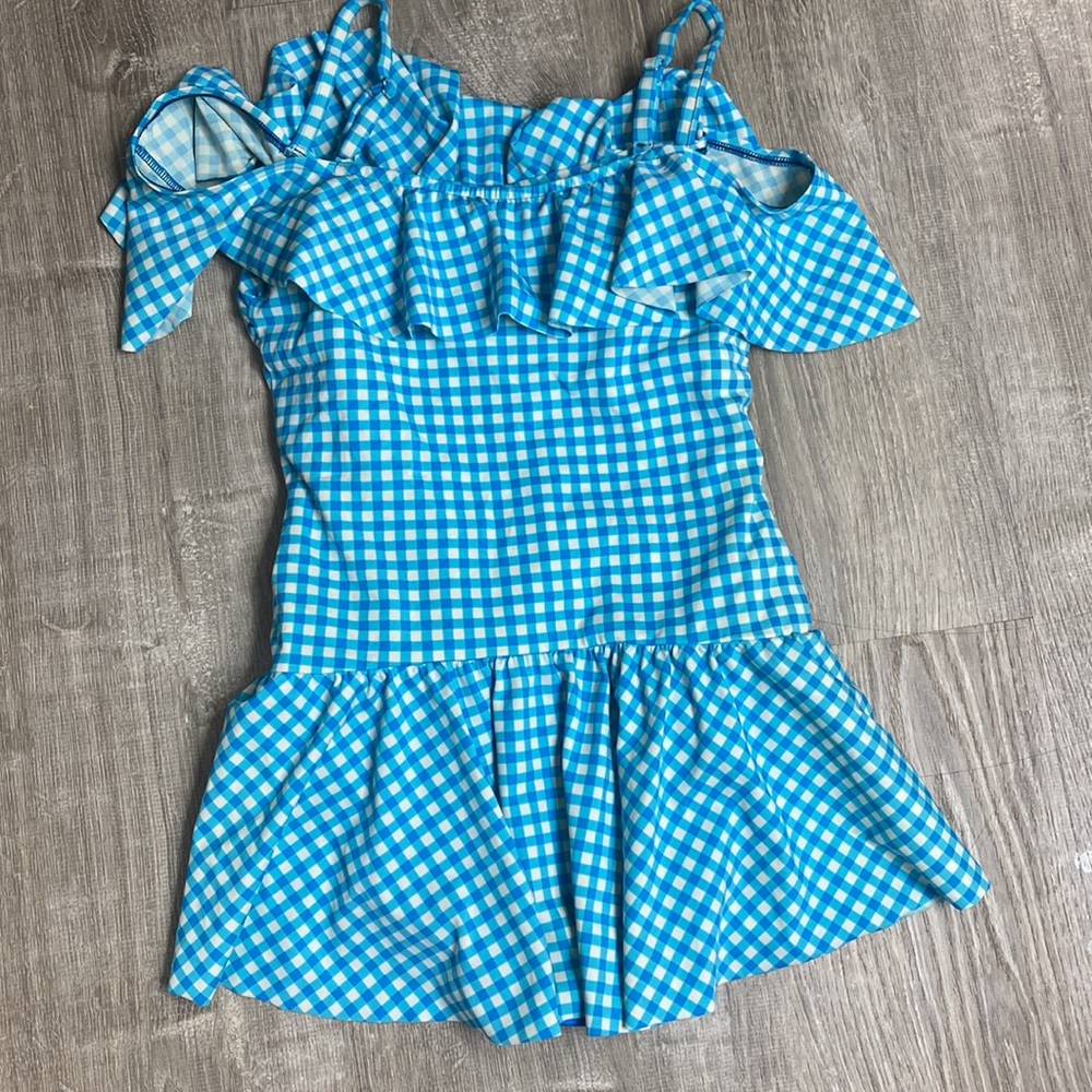 Pinup cold shoulder bathing suit - Picture 6 of 6